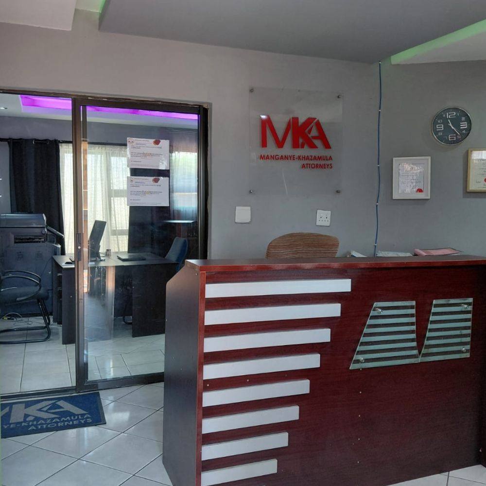 Manganye-Khazamula Attorneys front desk