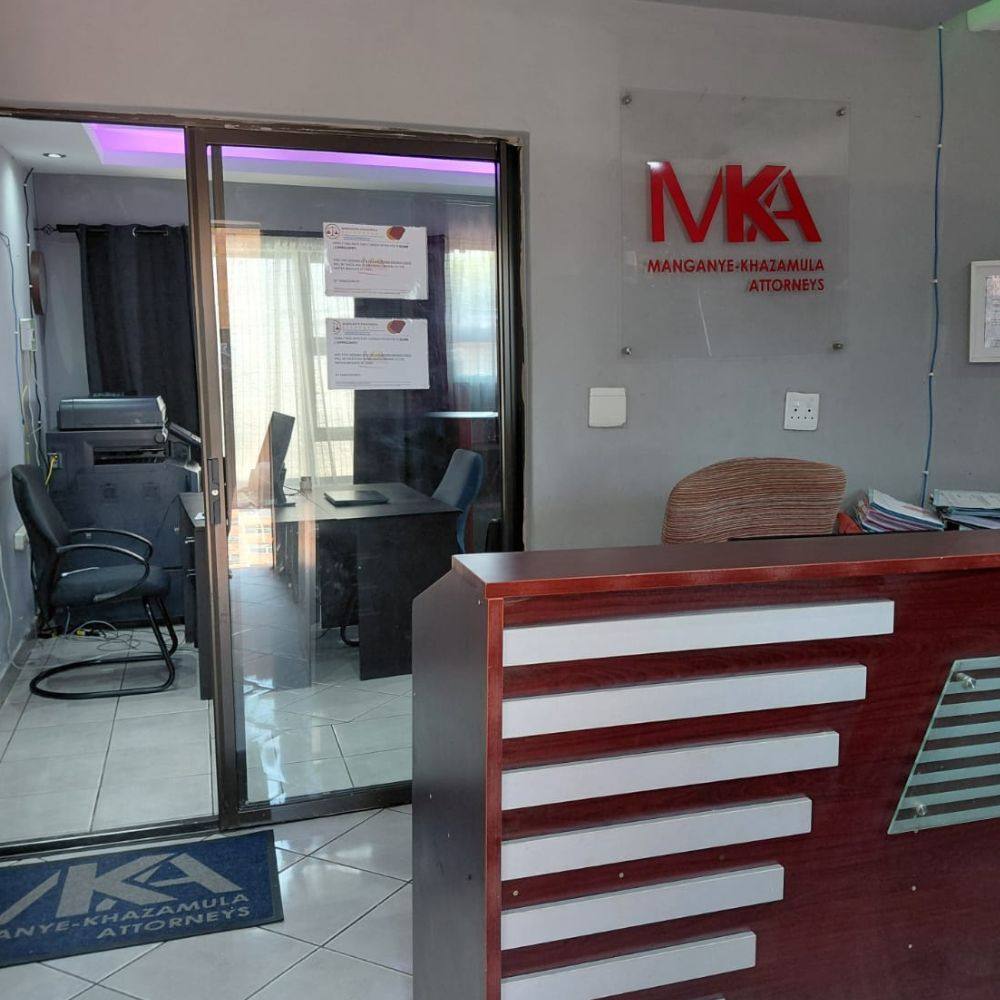 Manganye-Khazamula Attorneys reception area
